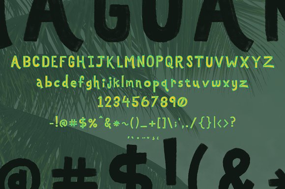 Maguana ~ Hand-drawn SVG Font插图4