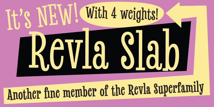 Revla Slab Font Family插图