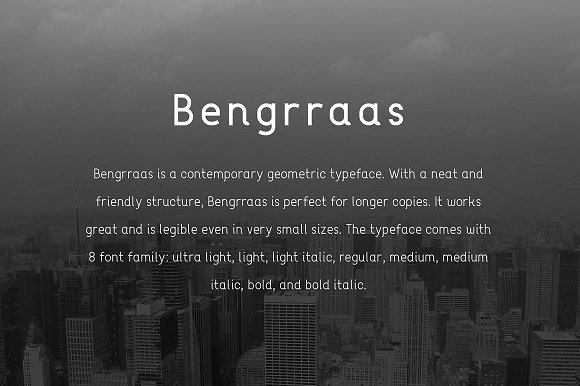 Bengrraas Font插图1