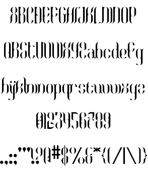 Sigilian font插图2