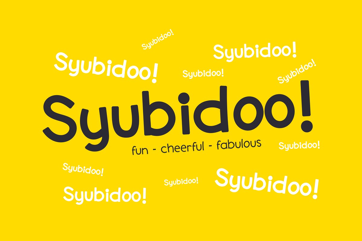 Syubidoo Font插图