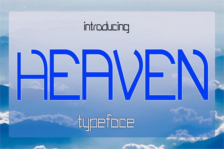 EP Heaven font插图