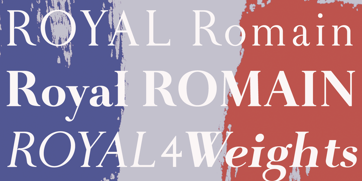Royal Romain Font插图3