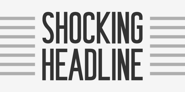 Shocking Headline font插图