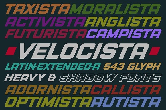 Velocista Display -2 fonts插图2