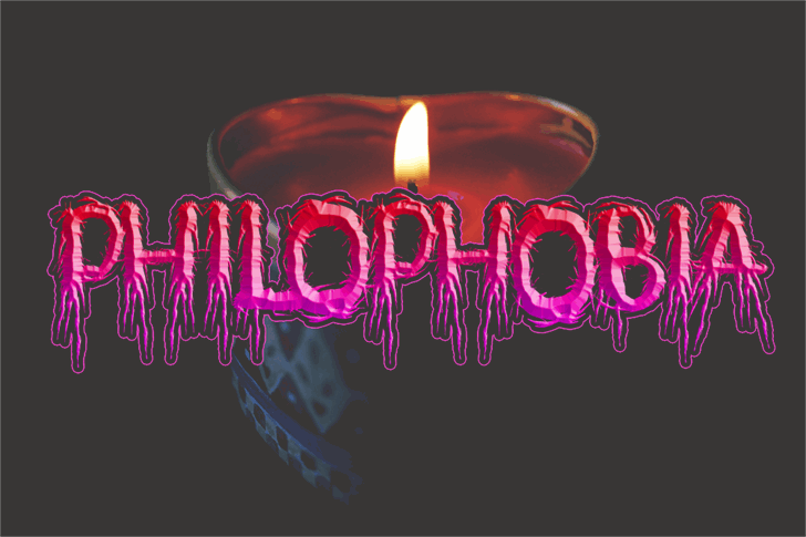 Philophobia font插图