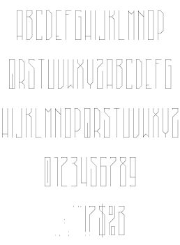 MadHouse Sanslight font插图9