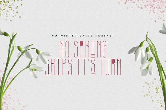[Spring Vibes] April Display Font插图3