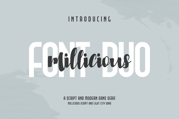 Millicious Font Duo插图