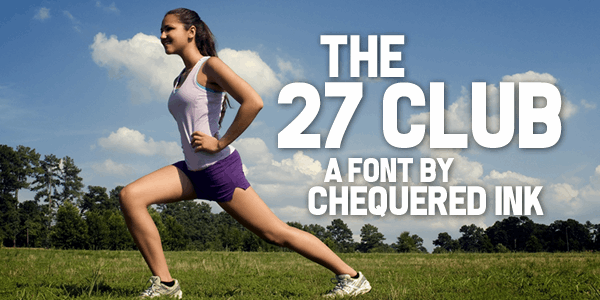 The 27 Club font插图