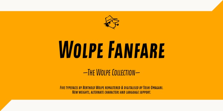 Wolpe Fanfare Font Family插图