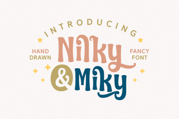 Nilky & Miky Font插图
