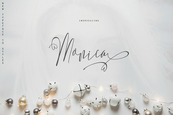 Monica- 10 Elegant Font插图