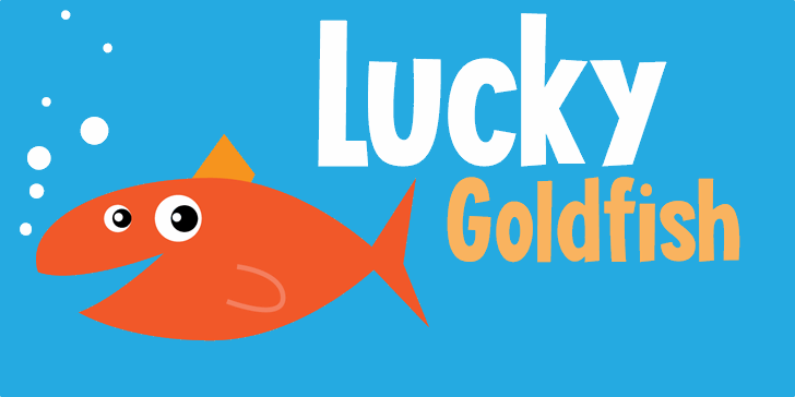 Lucky Goldfish DEMO font插图