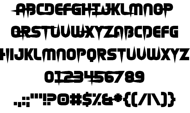 Hellgrazer font插图1