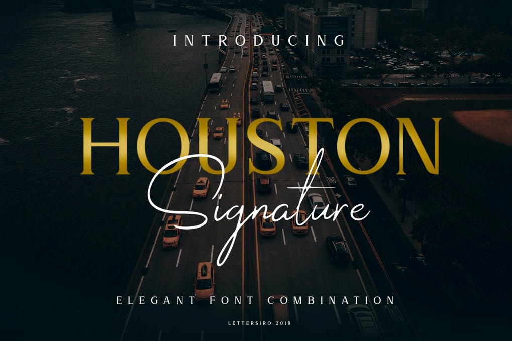Houston Business Font插图