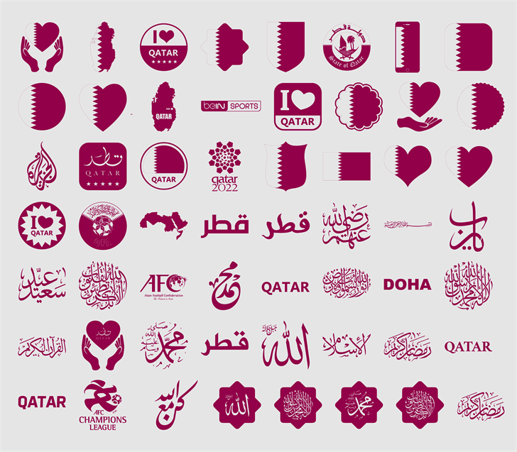 Font Color Qatar font插图