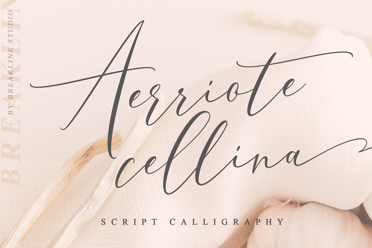 Aerriote Cellina Font插图