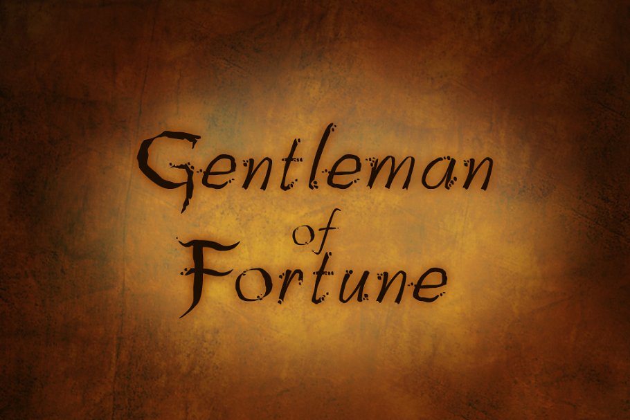 Gentleman of Fortune Font插图