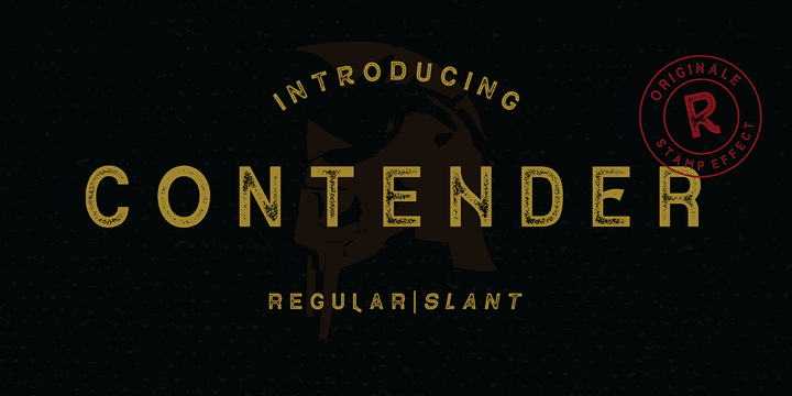 Contender Font Family插图