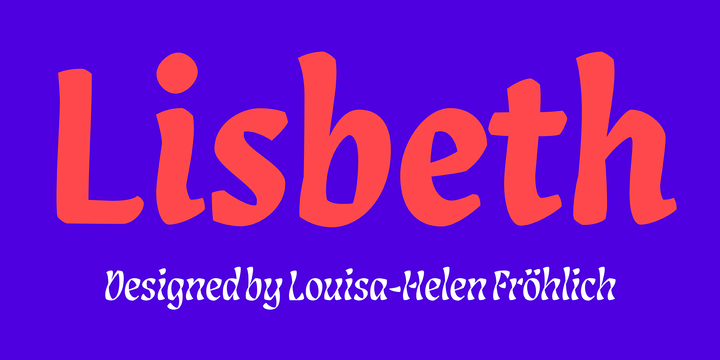 Lisbeth Font Family插图
