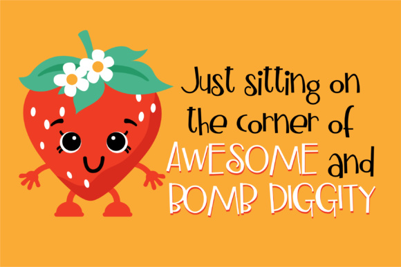 Bomb Diggity Font插图4