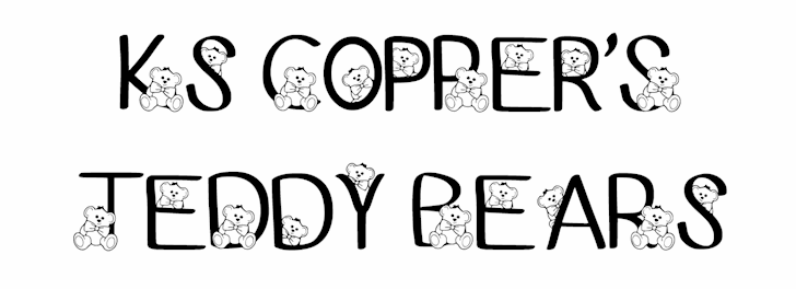 Ks Coppers Teddy Bears font插图2