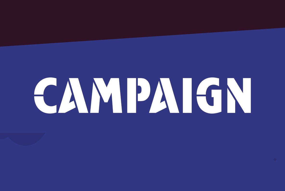 Campaign Font插图