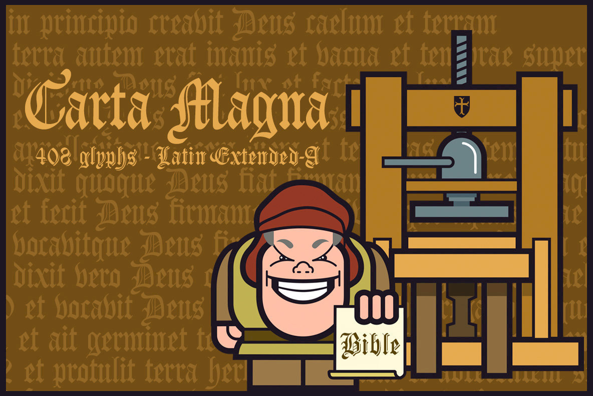 Carta Magna Font Family插图2