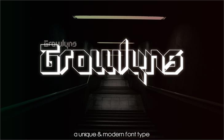 Growlyns font插图