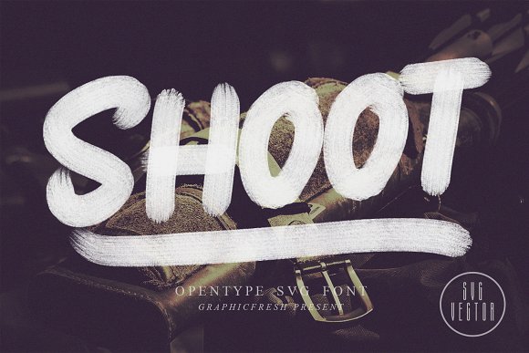 Shoot SVG Font插图