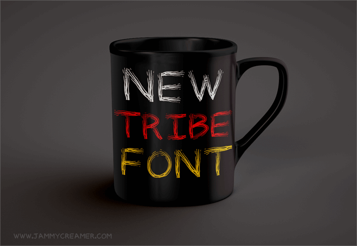Tribal font插图