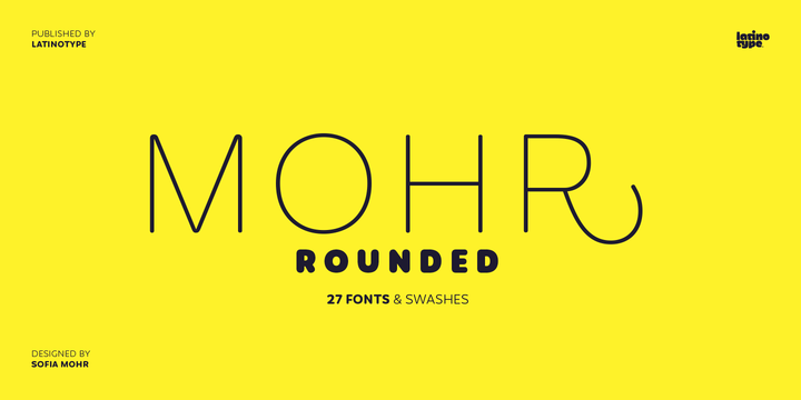 Mohr Rounded Font Family插图1