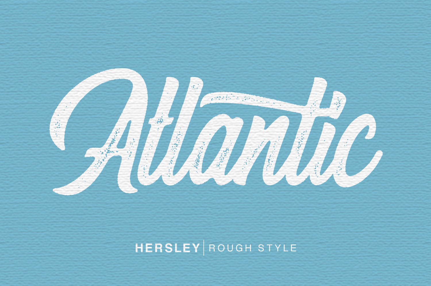 Hersley Typeface Font插图1