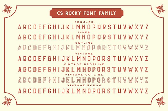 CS Rocky Font + Extras插图2