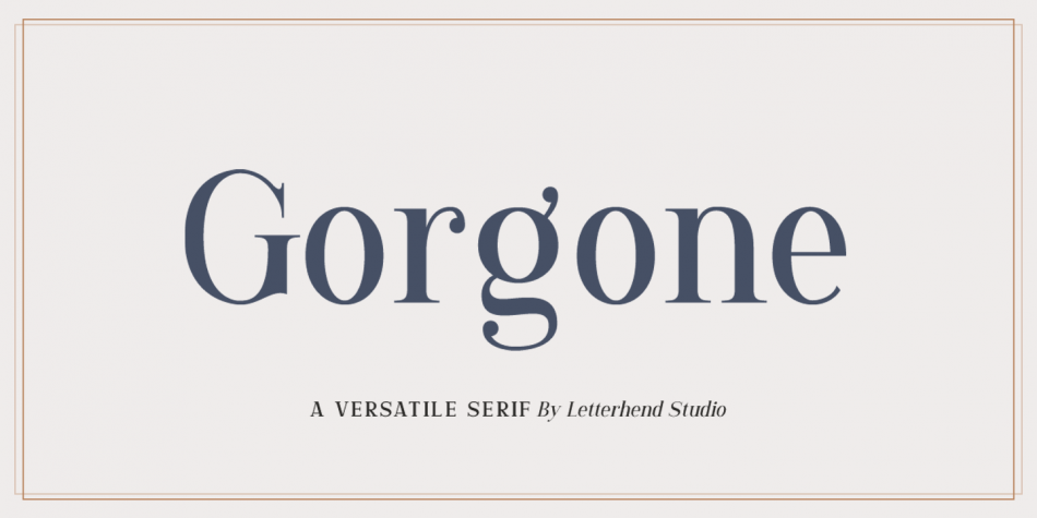 GorgoneFont Family插图