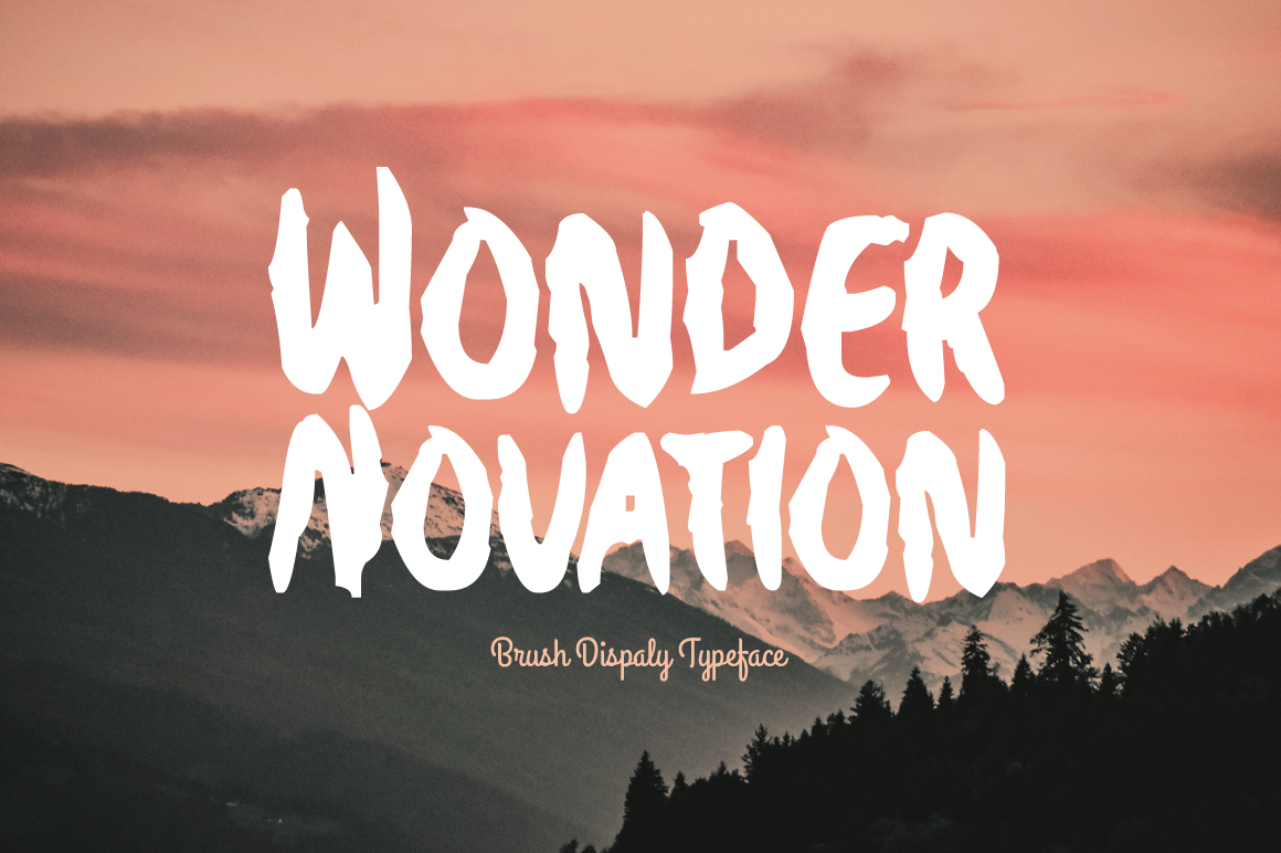 Wonder Novation Regular Font插图