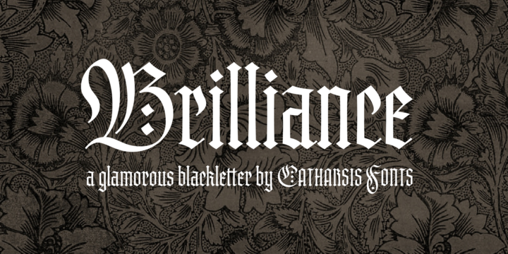 Brilliance Font Family插图