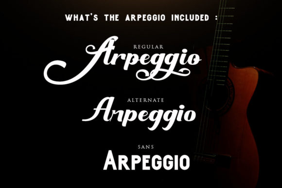 Arpeggio Duo Font插图1