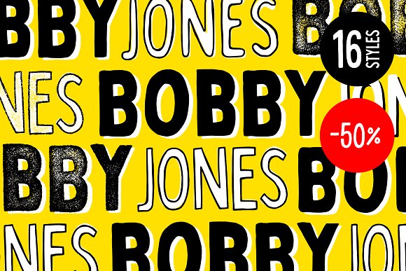 Bobby Jones Font插图