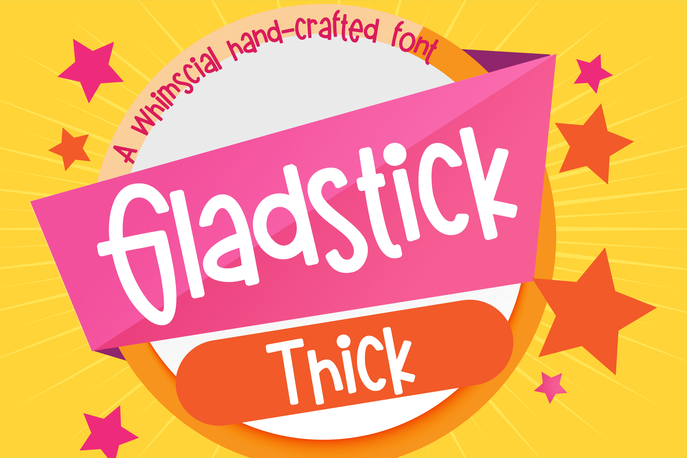 PN Gladstick Thick Regular Font插图1