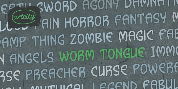 Wormtongue Font Family插图1