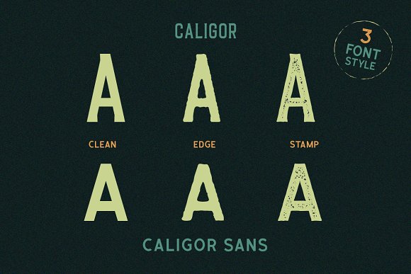 CALIGOR – Display Typeface Font插图2