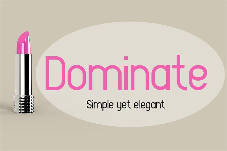 EP Dominate font插图