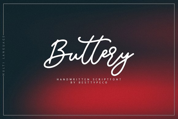 Buttery Font插图