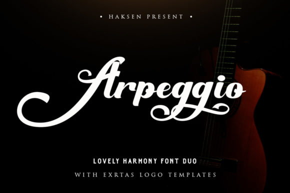 Arpeggio Duo Font插图