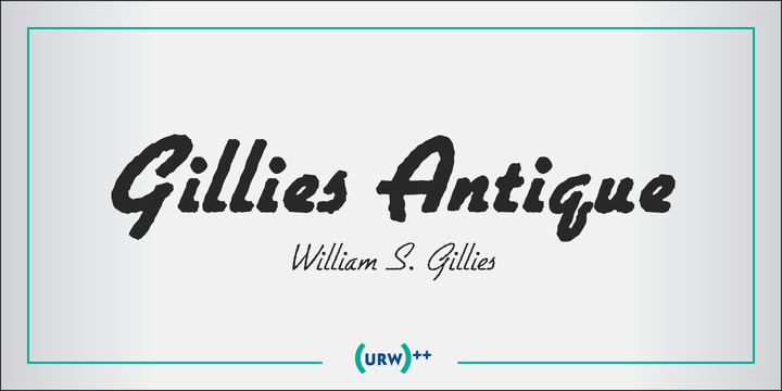 Gillies Gothic Font Family插图5