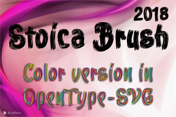 Stoica Brush font插图2