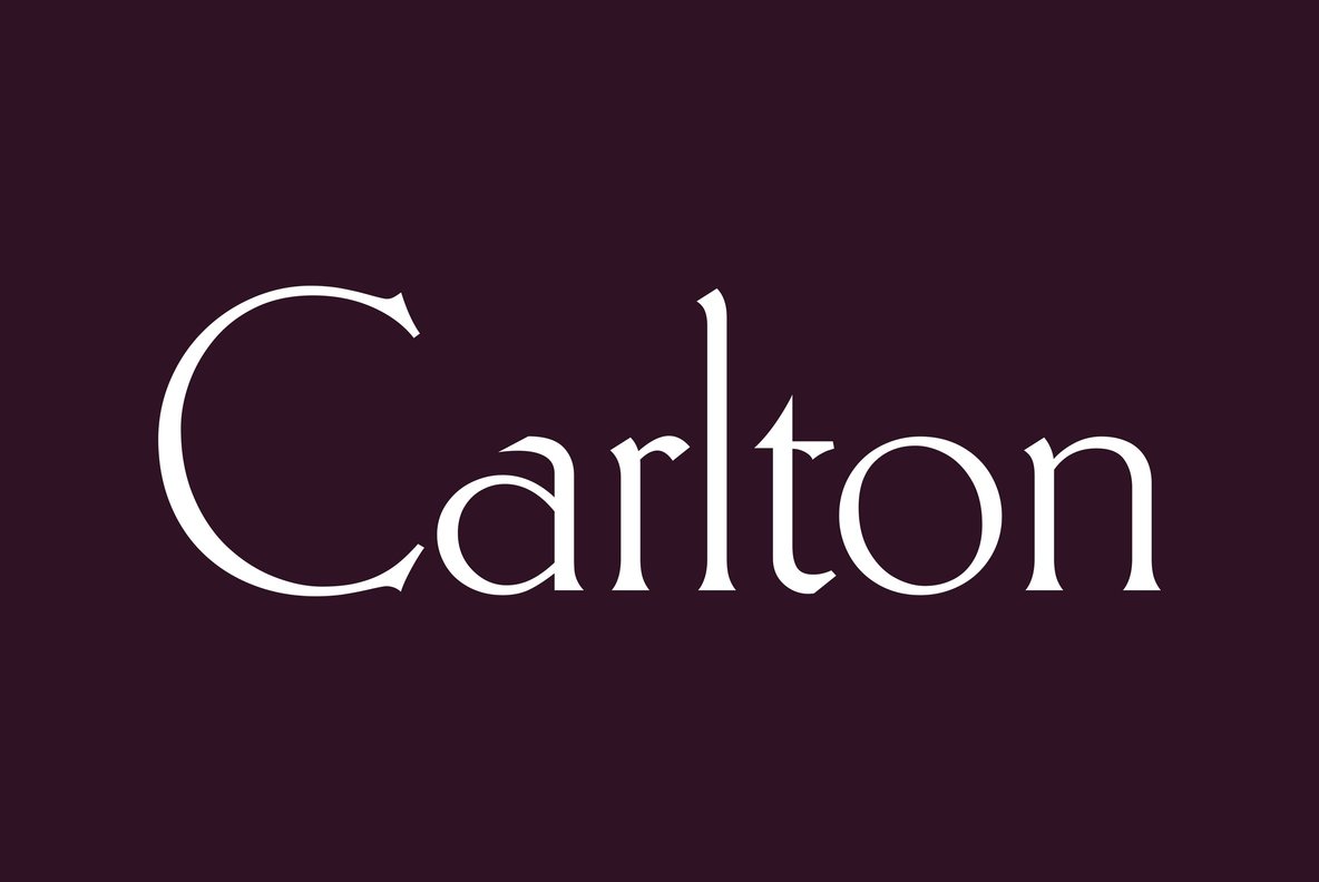 Carlton Font插图