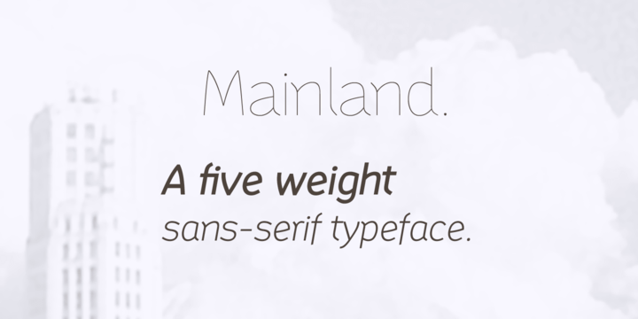 Mainland Font Family插图1